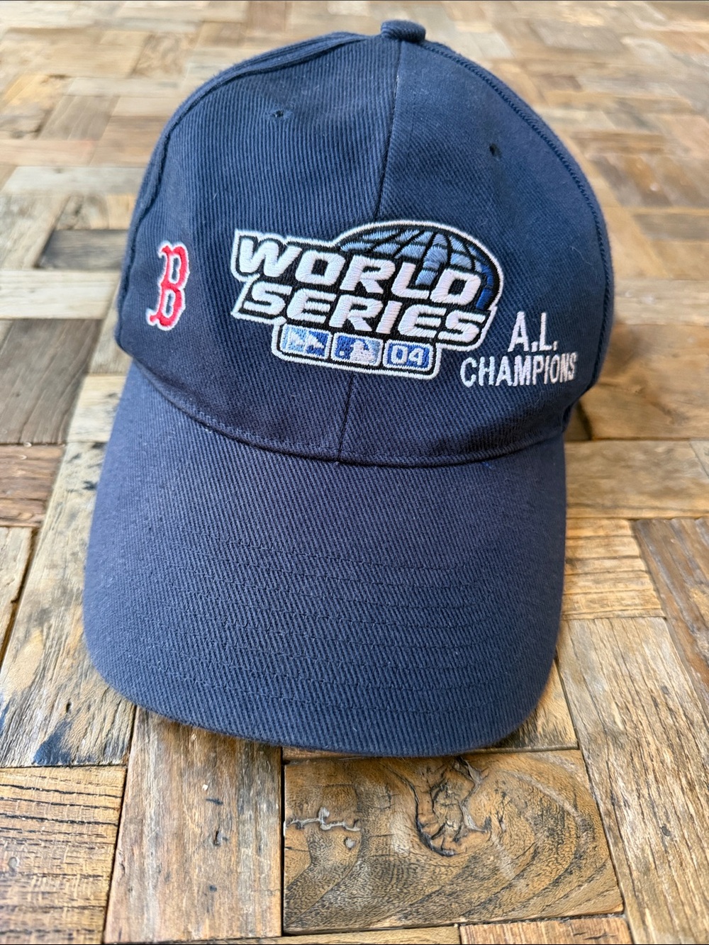 Boston Red Sox Navy World Series A.L. Champ Baseball Cap